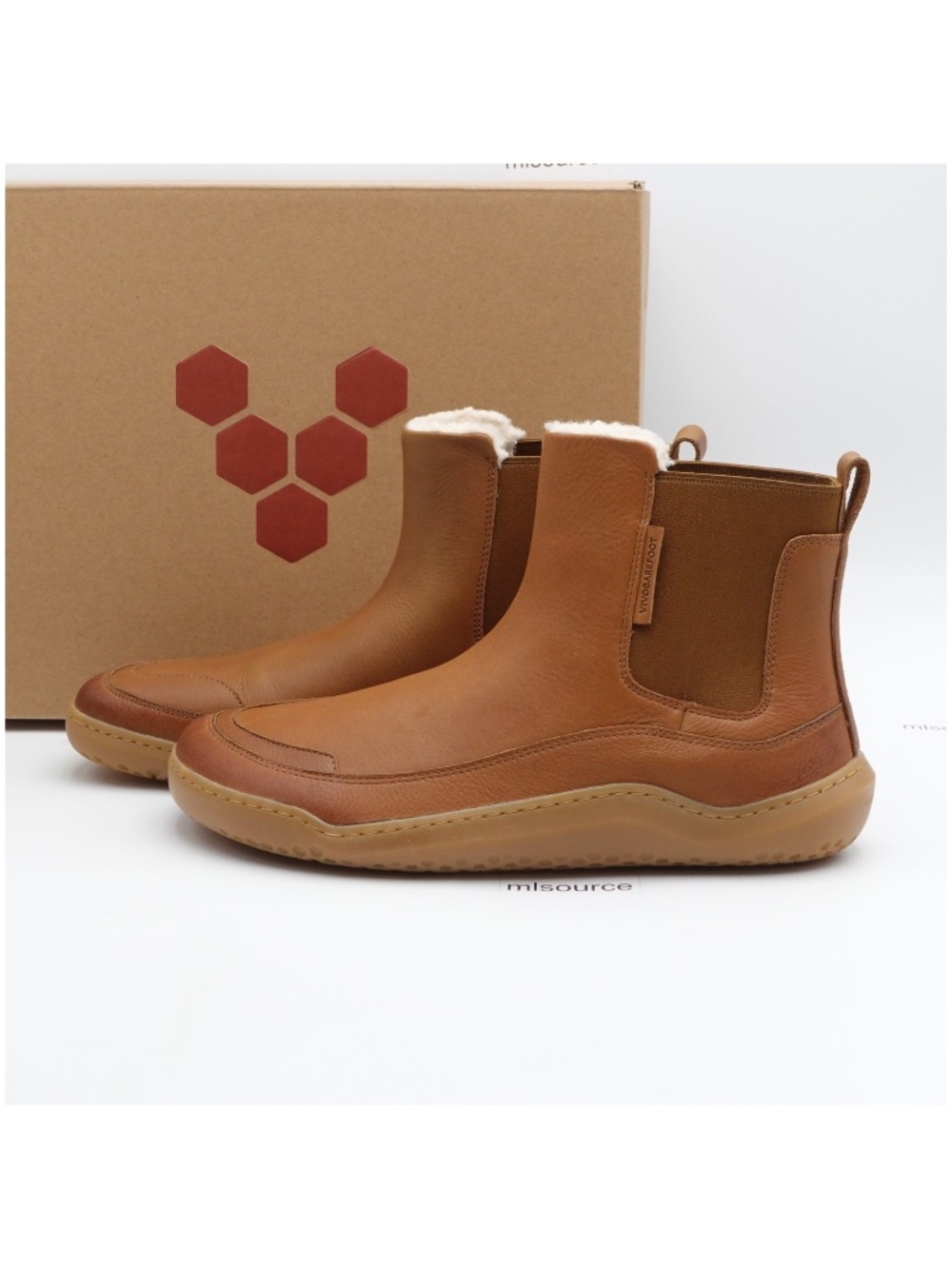 NEW Men's Vivobarefoot Gobi Chelsea Warmlined Lined Leather Boot